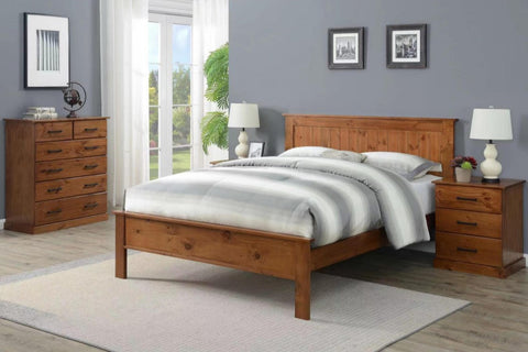 Greatwood Bed Frame The Greatwood Bed is constructed with robust Australian pine, perfect for bedrooms of any style or size. It's an attractive and sturdy choice for long-lasting comfort and luxury.