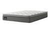 King Koil Medium Abelia Reflex Plus Pillow Top Mattress with white top quilting and a grey border fabric