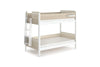 Boori Kids Natty King Single Bunk Bed with Ladder - Barley White & Oak