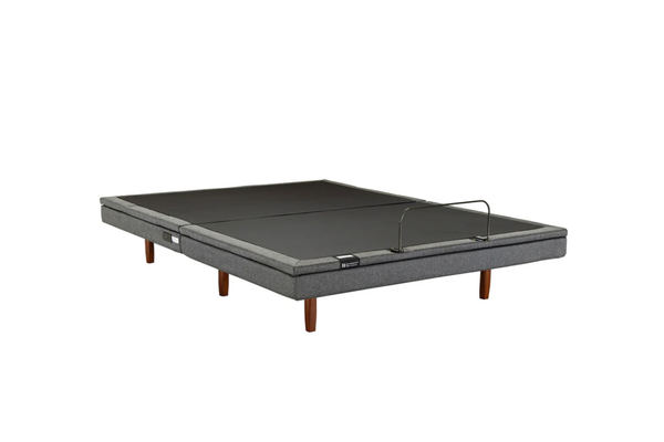 Grey Sealy Posturematic Apex adjustable base on a white background