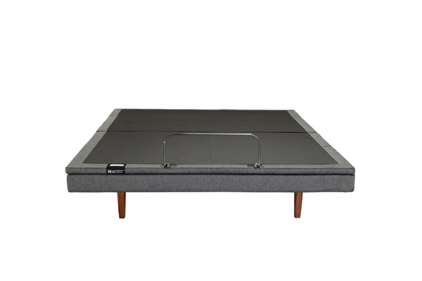 Grey Sealy Posturematic Apex adjustable base on a white background
