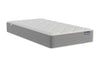 Grey Sealy Posturepedic Singles Europa v2025 mattress on a white background