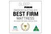 The Sleep Firm mattress has been engineered to produce an incomparable sleeping experience. Combining high density foam comfort layers with high coil count pocket springs, it stands firm and is breathable, temperature-responsive, and GECA-certified. Backed by a 15-year warranty and awarded BEST FIRM MATTRESS in a BOX for 2022, 2023 and AGAIN in 2024 by BedBuyer.