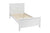 Wombarra White Timber Single Bed Frame