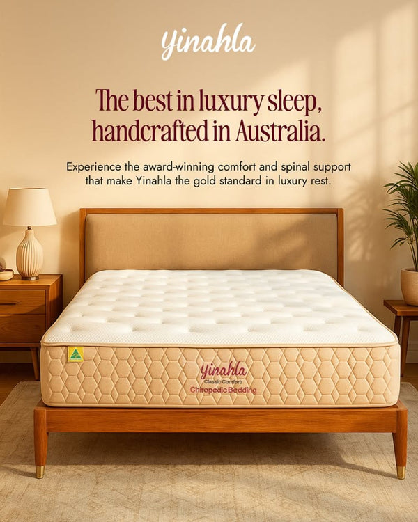 Yinahla Classic Comfort. Experience the award winning comfort and spinal support that make Yinahla Australia's best mattress