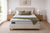 A.H. Beard Domino Encore Plush mattress with a pillow-top on an upholstered bed base in a light neutral bedroom - Australian made pocket-spring mattress from Best in Beds