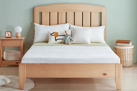 The gentle rounded headboard and spaced vertical slats on the Alice King Single or Double Bed help to create a timeless and minimalist style that truly makes this bed suitable for a range of bedroom interiors. Suitable for children aged 6+, the ageless design and quality of the craftsmanship that has gone into produ...