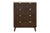 Chedworth 4 Drawer Tallboy | Harwood Timber | Walnut with Stone Top