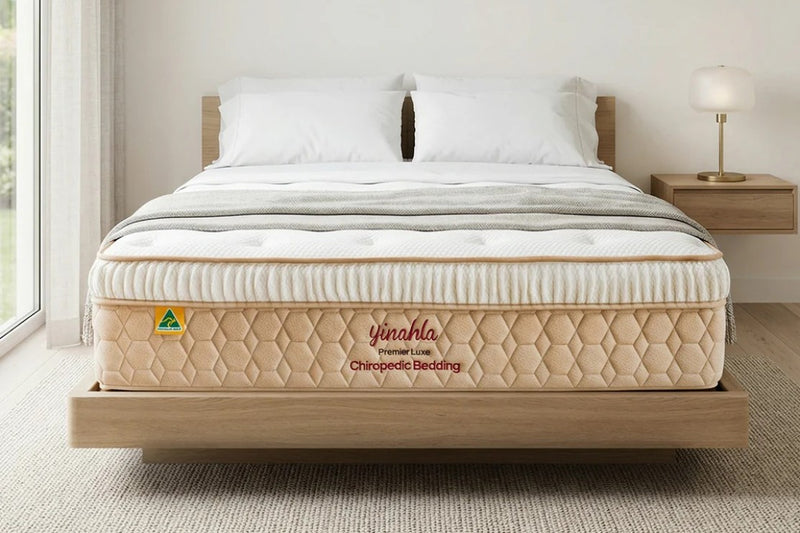 Yinahla Premier Luxe hybrid mattress studio product showcase premium design