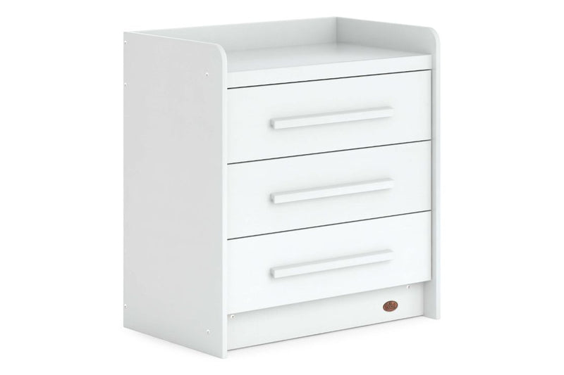 Boori Kids Nest 3 Drawer Chest in Barley White Colour, available at Best in Beds