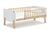 The Natty Bedside Bed offers the perfect sleep solution for younger children who might not be quite ready for a 'big bed'. Ideal for toddlers, it features guarded sides to prevent tumbles and can be pushed up next to the parents' bed for additional comfort. With angled legs, curved edges and a two-tone design, this...