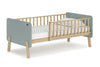 The Natty Bedside Bed offers the perfect sleep solution for younger children who might not be quite ready for a 'big bed'. Ideal for toddlers, it features guarded sides to prevent tumbles and can be pushed up next to the parents' bed for additional comfort. With angled legs, curved edges and a two-tone design, this...