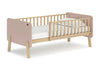 The Natty Bedside Bed offers the perfect sleep solution for younger children who might not be quite ready for a 'big bed'. Ideal for toddlers, it features guarded sides to prevent tumbles and can be pushed up next to the parents' bed for additional comfort. With angled legs, curved edges and a two-tone design, this...