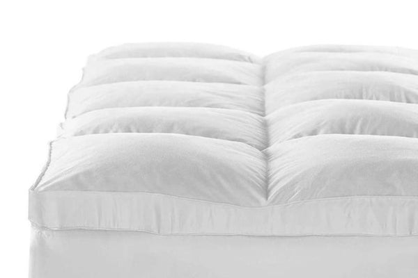  Luxury Soft Microfibre Mattress Topper 1000gsm Queen Size Allergy Sensitive