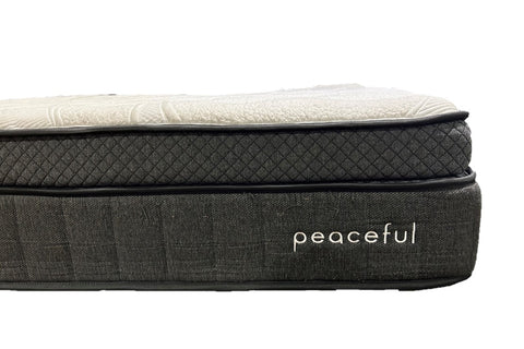 Morrison Peaceful Premium Plush-Soft Mattress - Designed to be a luxuriously plush mattress with air flow & temperature stability a major feature. Charcoal infused natural bamboo fibre & Gel infused memory foam layer increases the breathability of the mattress helping to release trapped heat regulate the temperature of your body while you sleep. Air-Memory Foam ut..