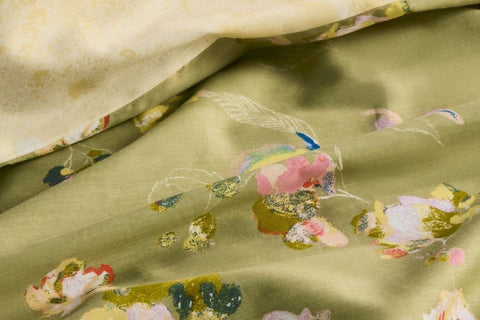 Asmara Quilt Cover Set - Lichen - Fabric