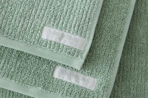 Sheridan Living Textures Towel Collection Trenton bestinbeds.com.au - Peppermint