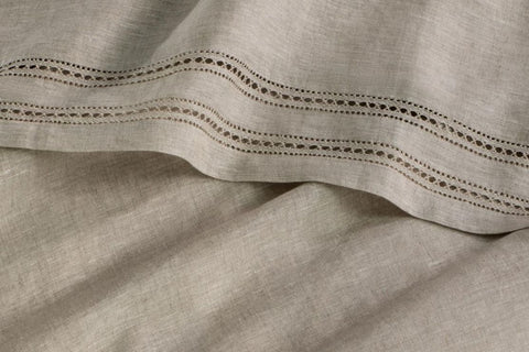 Sheridan Wittman Tailored Quilt Cover Set - Flax Colour - Available at Best in Beds - Close up