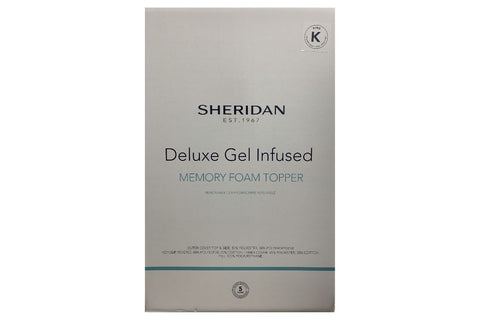Sheridan Deluxe Gel Infused Mattress Topper - available in Queen or King size at Best in Beds