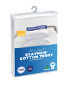 Absorbent Cotton Terry Stay New Fitted Waterproof Mattress Protector