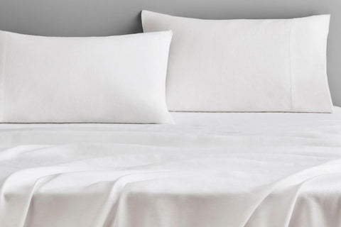 White Flat Sheet by Sheridan from the Abbotson Linen Collection at bestinbeds.com.au and in store in Campbelltown or Wollongong