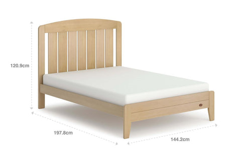 Boori Kids Beds Alice Double Bed Frame - Almond - Bed Dimensions