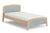 boori kids bronte king single bed frame - colour is blueberry & almond - available at Best in Beds