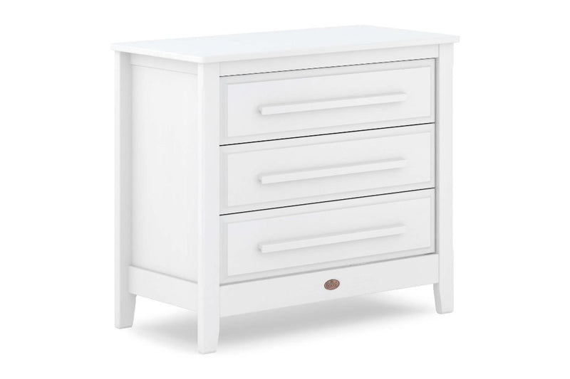 Linear 3 Drawer Chest Smart Assembly Barley White