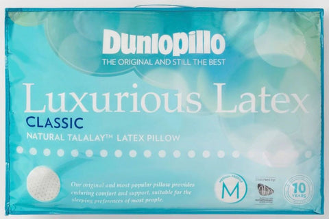 Dunlopillo Luxurious Latex Classic Medium Profile Medium Feel Pillow